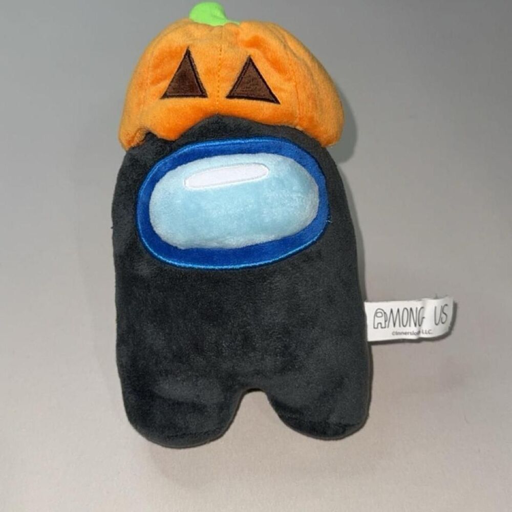 Among-us Grey and Black Stuffed-animals